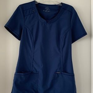 Cherokee Infinity Scrub Top Navy